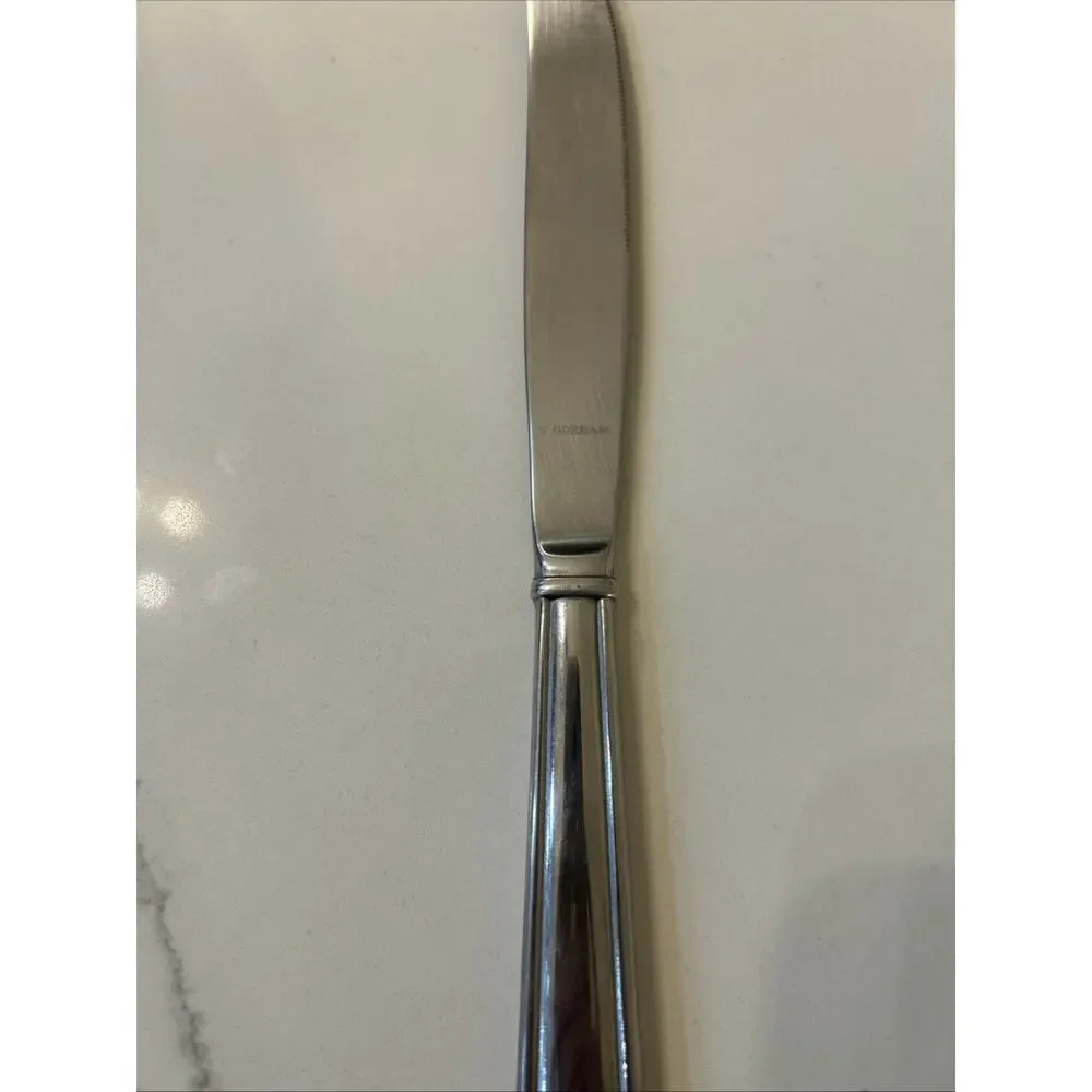 Gorham Marabella 18/8 Stainless Flatware Glossy Silverware Dinner Knife‎